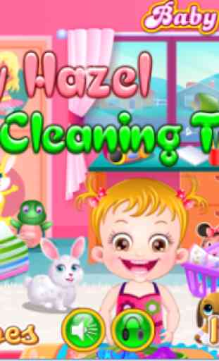 Baby Hazel Cleaning Time 1