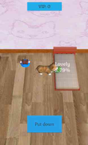 Cute Pocket Cat And Puppy 3D 3