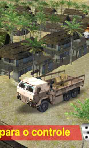 Exército caminhão de carga 1