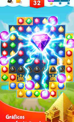 Jewel Legend - Jogos Grátis de combinar 3 pedras 3