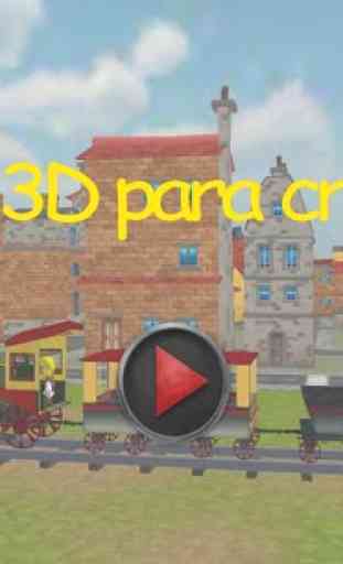 Jogo de trem 3D para crianças 1