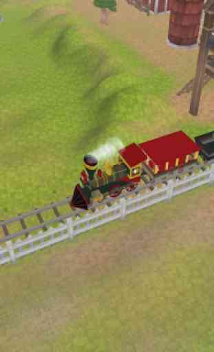 Jogo de trem 3D para crianças 3