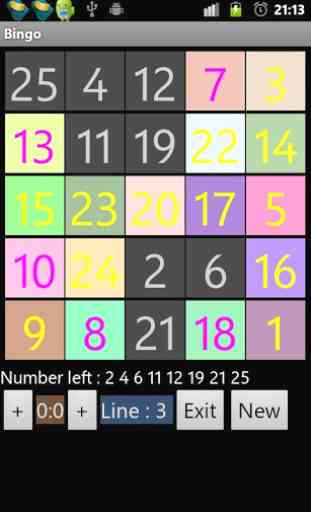 Jogo multiplayer Bingo 3