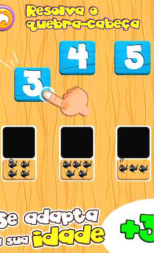 Jogos educativos para crianças: formas e contar 4