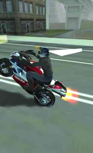 Motorbike versus Police 1