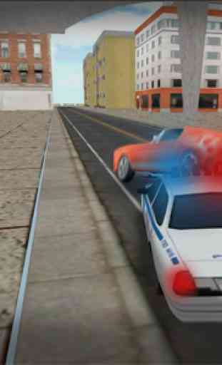 Traffic Police Car Driving 3D 2