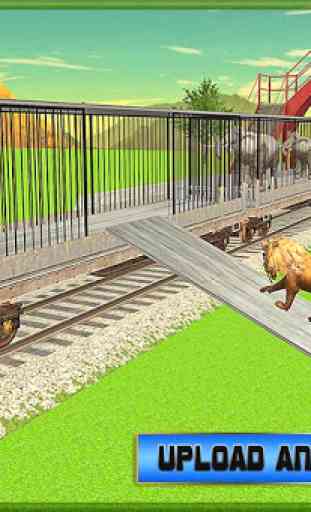 train Transportes: animais zoo 1