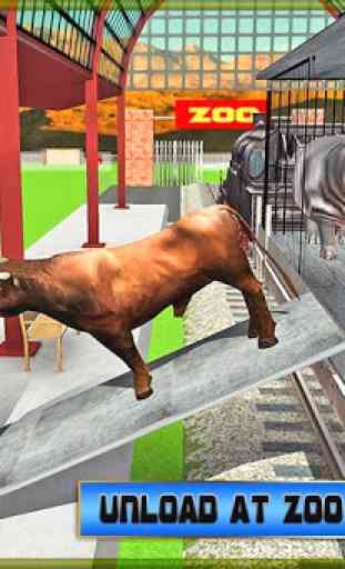 train Transportes: animais zoo 3