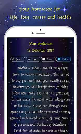 Daily Horoscope Fingerprint 4
