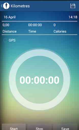 Kilometers: GPS Track Walk Run 3