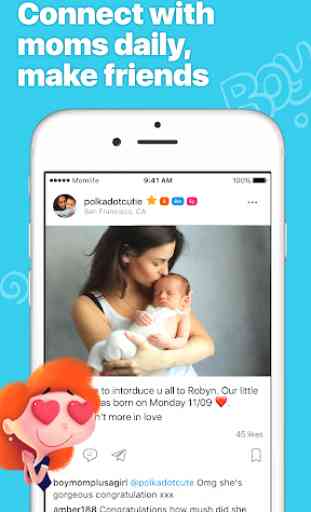 Pregnancy tracker and chat support for new moms 2