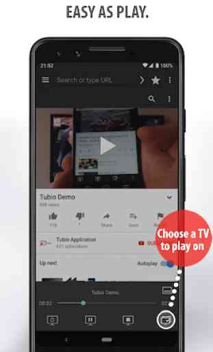 Tubio - Vídeos da Web na TV, Chromecast, Airplay 3