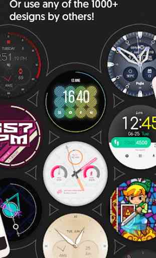 Watch Face - Pujie Black - Wear OS & Galaxy Watch 2