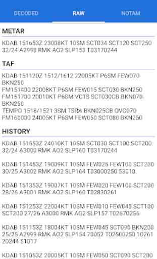 Avia Weather - METAR & TAF 3