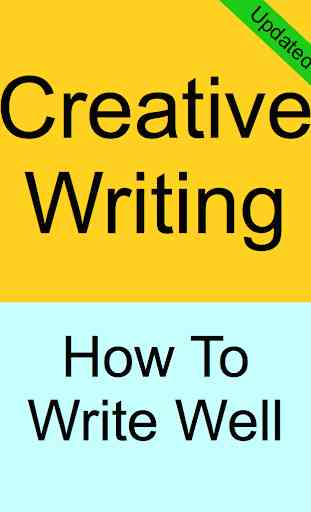 CREATIVE WRITING 1