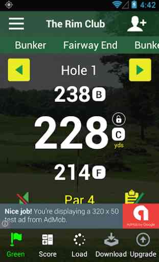 Free Golf GPS APP - FreeCaddie 1
