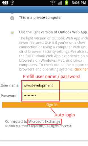 OWM for Outlook Email OWA 1