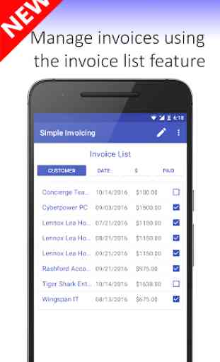 Simple Invoicing - Easy Mobile Invoices Free 3