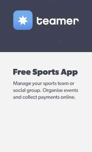 Teamer - Sports Team App 1