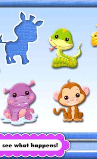 Animated Puzzle Game - Animals by Abby Monkey Lite 1