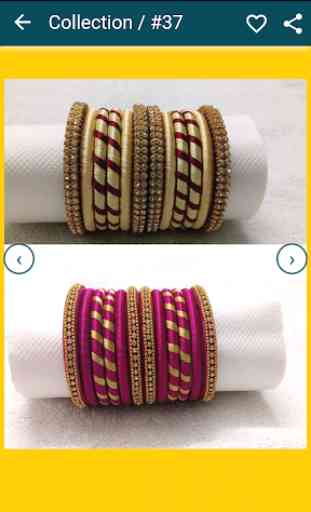 Silk Thread Bangle Designs 1