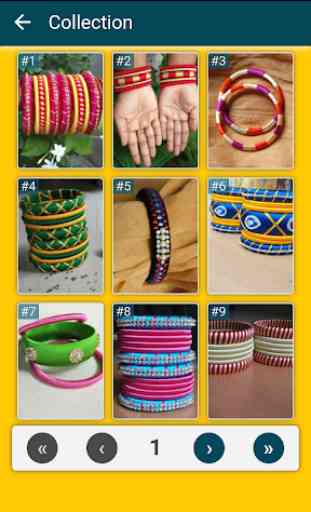 Silk Thread Bangle Designs 3