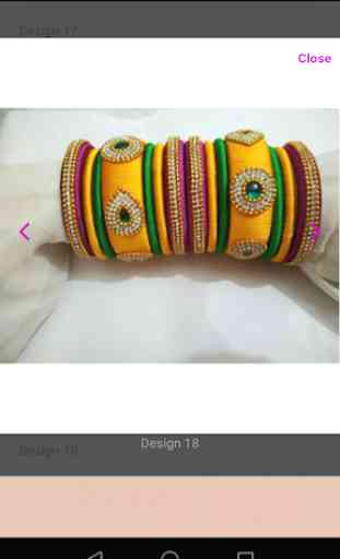 Silk Thread Bangle Designs 3