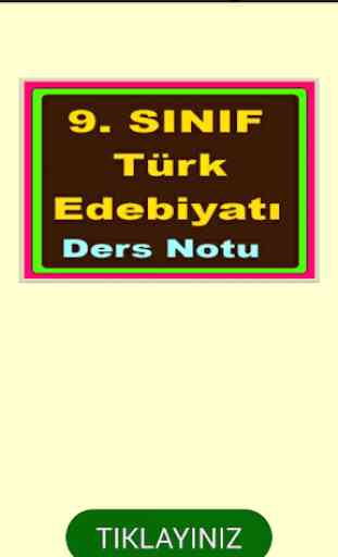 Türk Edebiyatı Ders Notu 9 1