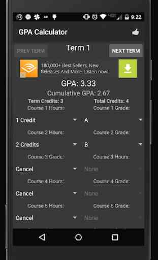 GPA Calculator 3
