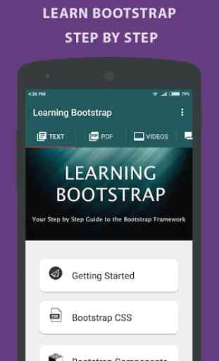 Learning Bootstrap 4  - Tutorial 1