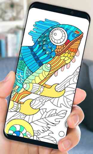 Free Adult Coloring Book App | Animals  1