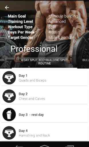 Fitness trainer GymApp workout log 2