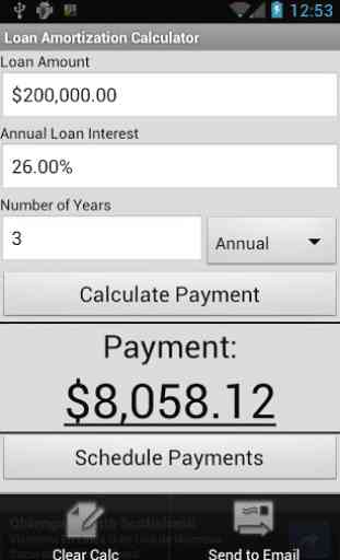 Loan Amortization Calculator 4