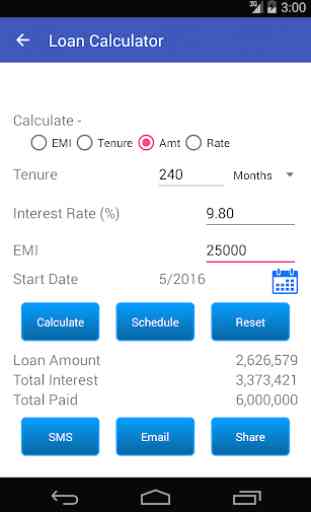 Loan EMI Calculator 3