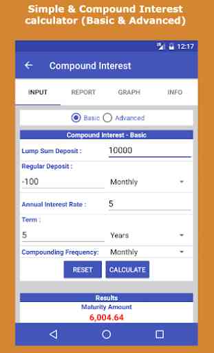 Loan & Interest Calculator 3