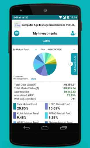 myCAMS Mutual Fund App 3