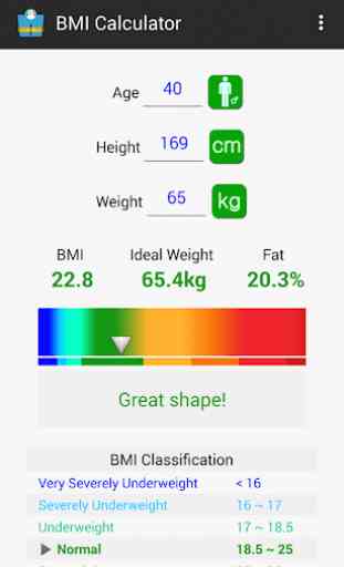 BMI Calculator 1