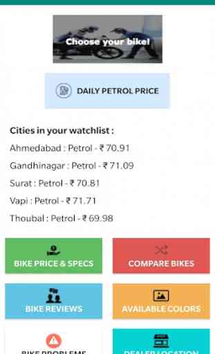 India Bikes : Price App : Reviews Colors Problems 1
