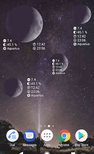 Simple Moon Phase Calendar 4