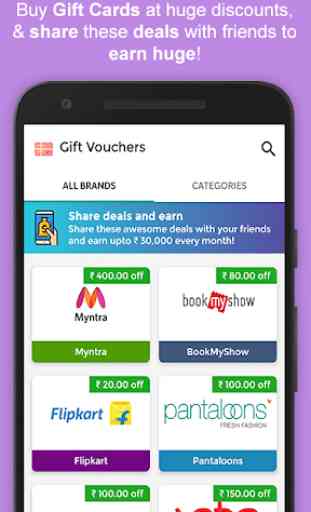 CashNGifts - Gift Cards, Recharge, Pay Bill & Earn 2