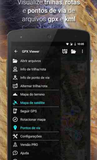 GPX Viewer - Trilhas, rotas e pontos de via 1