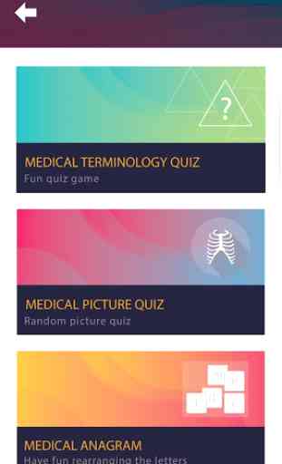 Medical Terminology Quiz Game: Trivia App 2