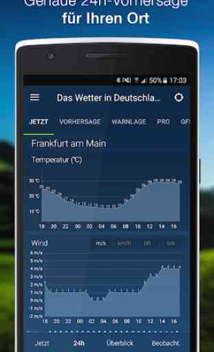 Das Wetter in Deutschland - Radar und Warnungen 2
