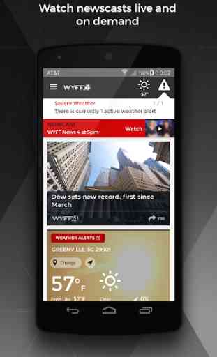 WYFF News 4 and weather 1