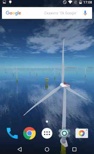 Coastal Wind Farm 3D Live Wallpaper 3
