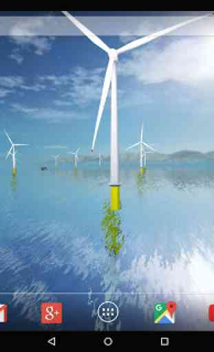 Coastal Wind Farm 3D Live Wallpaper 4