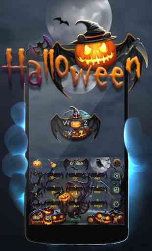 Halloween II GO Keyboard Theme 3