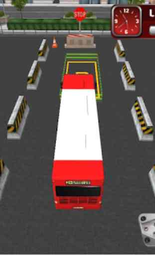 3D ônibus parking simulador 1