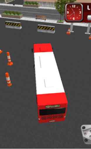 3D ônibus parking simulador 3