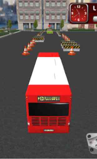 3D ônibus parking simulador 4